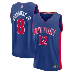 Tim Hardaway Jr. Detroit Pistons Fast Break Replica Player Jersey Icon Unique Edition Blue