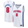 Tim Hardaway Jr. Detroit Pistons Youth Fast Break Replica Exceptionnel Player Jersey Association White Edition