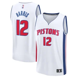 Tobias Harris Detroit Sophistiqué Pistons Youth Fast Break Replica Player Jersey Association White Edition
