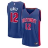 Tobias Harris Tendance Detroit Pistons Fast Break Replica Player Jersey Icon Edition Blue