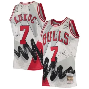 Toni Kukoc Chicago Bulls Hardwood Classics 1995/96 Hyper Hoops Swingman Collectible Jersey White