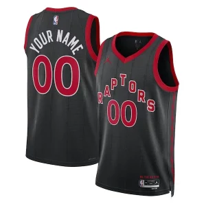 Toronto Raptors Jordan Brand Unisex 2022/23 Swingman Custom Jersey Statement Edition Black Classique