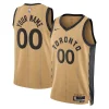 Toronto Raptors Nike Unisex 2023/24 Custom Admirable Swingman Jersey Gold City Edition