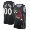Toronto Raptors Nike Unisex 2024/25 Incontournable Custom Swingman Jersey City Edition Black