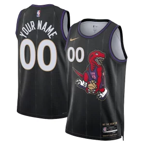 Toronto Raptors Nike Unisex 2024/25 Incontournable Custom Swingman Jersey City Edition Black