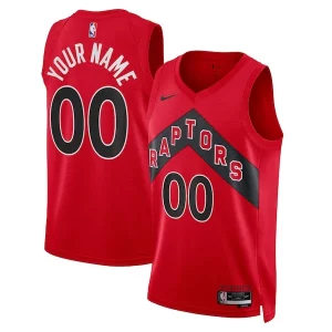 Toronto Raptors Nike Unisex Swingman Custom Jersey Red Icon Edition Admirable