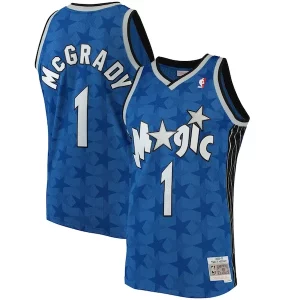 Tracy McGrady Orlando Magic Hardwood Classics Admirable Swingman Jersey Blue