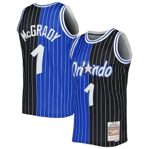 Tracy McGrady Orlando Magic Hardwood Classics Magnifique 2003/04 Split Swingman Jersey Blue/Black