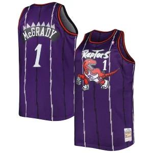 Tracy McGrady Toronto Personalisable Raptors Big & Tall Hardwood Classics 1998/99 Swingman Jersey Purple