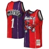 Tracy McGrady Toronto Raptors Hardwood Classics 1998/99 Split Prime Swingman Jersey Purple/Red