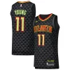 Trae Young Atlanta Bold Hawks Nike Authentic Player Jersey Icon Edition Black