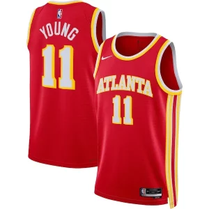 Trae Young Atlanta Hawks Nike Unisex Swingman Jersey Premium Icon Edition Red/White