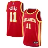 Trae Young Atlanta Hawks Nike Youth Uniques Swingman Jersey Icon Edition Red