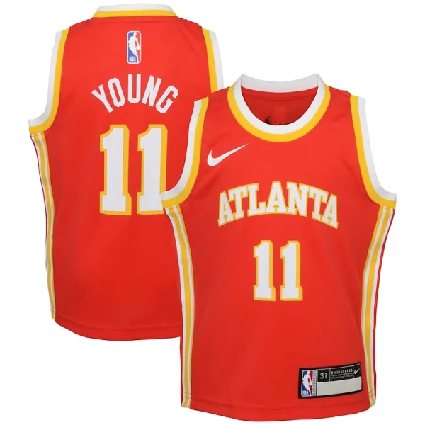 Trae Young Prime Atlanta Hawks Nike Toddler Swingman Player Jersey Icon Edition Red