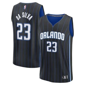 Tristan da Silva Orlando Magic Youth 2024 NBA Captivant Draft Fast Break Player Jersey Icon Edition Black