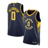Tyrese Haliburton Indiana Pacers Nike Unisex Swingman Jersey Icon Incontournable Edition Navy