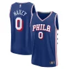 Tyrese Maxey Philadelphia 76ers Big & Tall Dashing Fast Break Jersey Icon Edition Royal