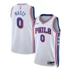 Tyrese Maxey Philadelphia 76ers Nike Moderne Unisex Swingman Jersey Association Edition White