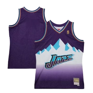 Utah Jazz 1996 97 Exclusif Hardwood Classics Swingman Jersey Purple