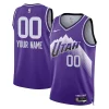 Utah Jazz Gracieux Nike Unisex 2023/24 Custom Swingman Jersey Purple City Edition