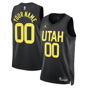 Utah Jazz Jordan Brand Unisex Prime 2022/23 Swingman Custom Jersey Statement Edition Black