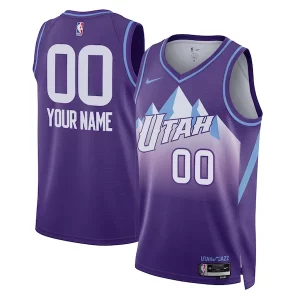 Utah Jazz Nike Unisex 2024/25 Custom Swingman Refiné Jersey City Edition Purple