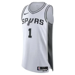 Victor Wembanyama San Antonio Spurs Nike Authentic Jersey Association Edition Luxueux White