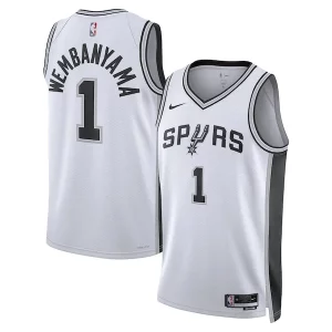Victor Wembanyama San Antonio Spurs Nike Premium Unisex Swingman Jersey Association Edition White
