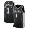 Victor Wembanyama San Antonio Spurs Nike Youth Haut de gamme Swingman Jersey Icon Edition Black