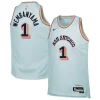 Victor Wembanyama San Commémoratif Antonio Spurs Nike Youth 2024/25 Swingman Player Jersey City Edition Light Blue