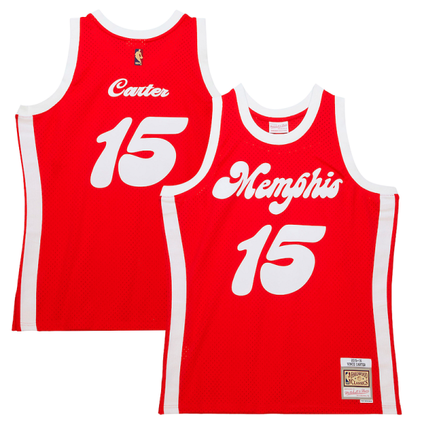 Vince Carter Memphis Grizzlies 2015/16 Hardwood Classics Swingman Élégant Jersey Red