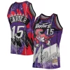 Vince Carter Toronto Moderne Raptors Hardwood Classics 1998/99 Hyper Hoops Swingman Jersey Purple