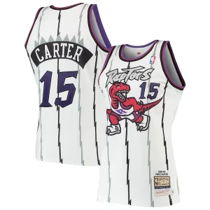 Vince Carter Toronto Raptors 1998/99 Hardwood Classics Authentic Jersey White Exquisite