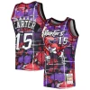 Vince Carter Toronto Raptors 1998/99 Hardwood Classics Lunar Confortable New Year Swingman Jersey Purple