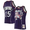 Vince Carter Toronto Raptors 1998/99 Hardwood Classics Prime NBA 75th Anniversary Diamond Swingman Jersey Purple