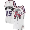 Vince Carter Toronto Raptors 1998/99 Hardwood Classics Swingman Jersey Refiné White/Purple