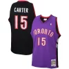 Vince Carter Toronto Raptors 1999/00 Hardwood Classics Exquisite Swingman Jersey Purple/White