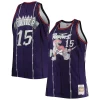 Vince Carter Toronto Raptors Big & Tall 1998/99 Distingué NBA 75th Anniversary Diamond Swingman Jersey Purple