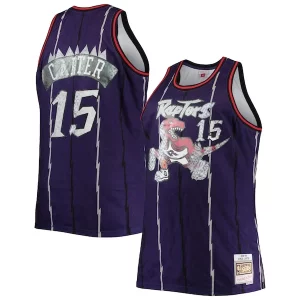 Vince Carter Toronto Raptors Big & Tall 1998/99 Distingué NBA 75th Anniversary Diamond Swingman Jersey Purple
