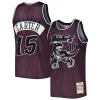 Vince Carter Toronto Raptors Hardwood Classics Off Court Swingman Jersey Élégant Purple