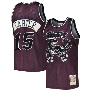 Vince Carter Toronto Raptors Hardwood Classics Off Court Swingman Jersey Élégant Purple