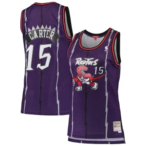 Vince Carter Toronto Raptors Women's 1998/99 Hardwood Classics Swingman Jersey Purple Magnifique