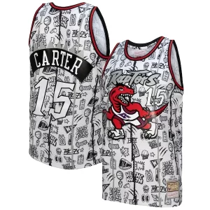 Vince Carter Unique Toronto Raptors 1998/99 Swingman Jersey White