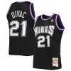 Vlade Bold Divac Sacramento Kings 2000/01 Hardwood Classics Swingman Jersey Black