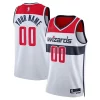 Washington Wizards Admirable Nike Unisex Swingman Custom Jersey White Association Edition