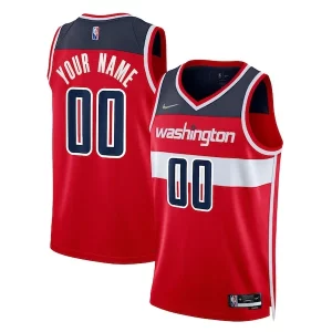 Washington Wizards Éclatant Nike 2021/22 Diamond Swingman Custom Jersey Icon Edition Red