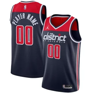 Washington Wizards Jordan Brand Swingman Élégant Custom Jersey Statement Edition Navy