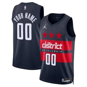 Washington Wizards Jordan Brand Unisex 2024/25 Custom Luxueux Swingman Jersey Statement Edition Navy