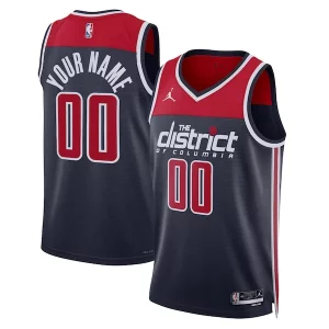 Washington Wizards Jordan Incontournable Brand Unisex 2022/23 Swingman Custom Jersey Statement Edition Navy