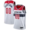 Washington Wizards Nike 2020/21 Swingman Custom Jersey Association Refiné Edition White